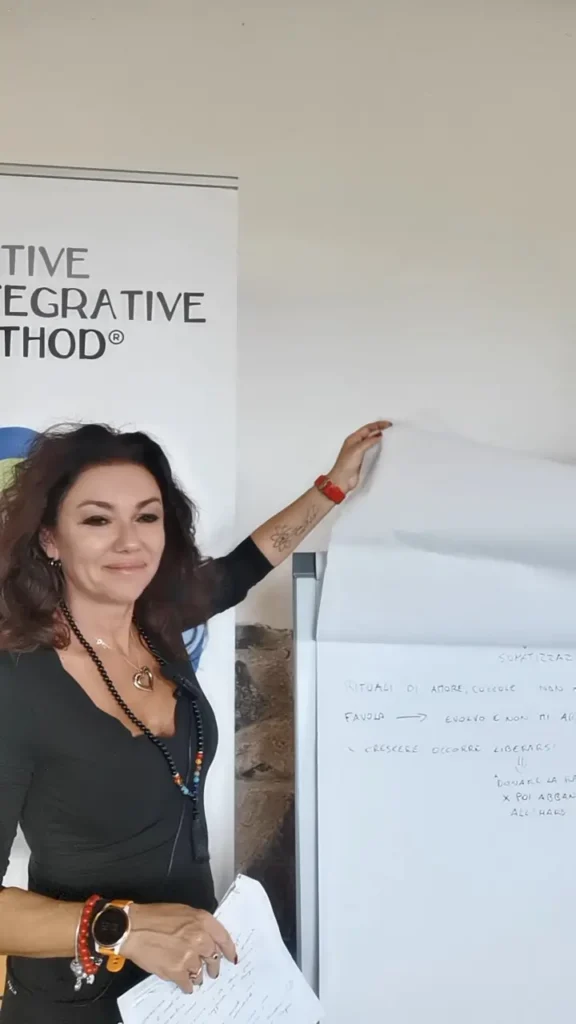 Gloria Di Capua durante un corso di Corpo e Anima | Corpo e anima